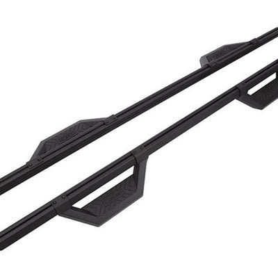 Deezee 99-23 שברולט/GMC/Dodge/Ford משאית בגודל מלא Hex Cast -Super Cab Steps Side (Txt Blk)