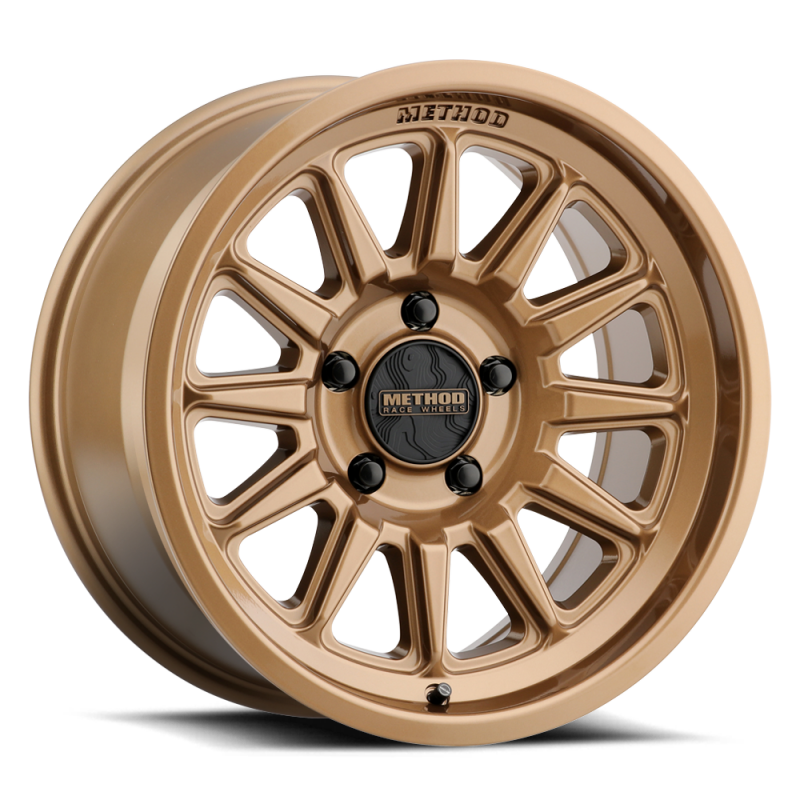 Method MR323 17x8.5 6X135 BP 0 Offset 87mm Bore Gloss Bronze Wheel