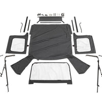 Rampage 86-95 ג'יפ רנגלר CJ7/YJ קומפלט טופ - יהלום שחור