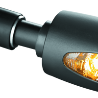 Kuryakyn Bl 1000 כידון 7/8-1 אינץ' עם קצוות חלולים לבן/ענבר סאטן שחור