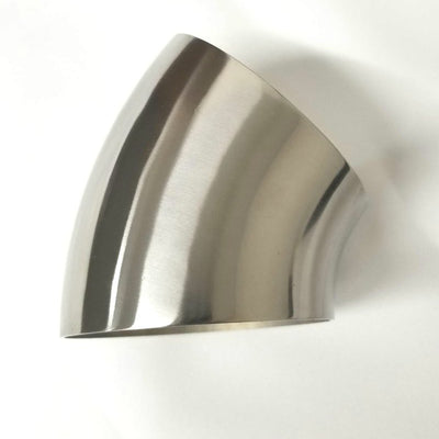 Ticon Industries קוטר 3.0 אינץ' 45 מעלות 1D/3 אינץ' CLR 1.2 מ"מ /.047 אינץ' עובי קיר מרפק טיטניום