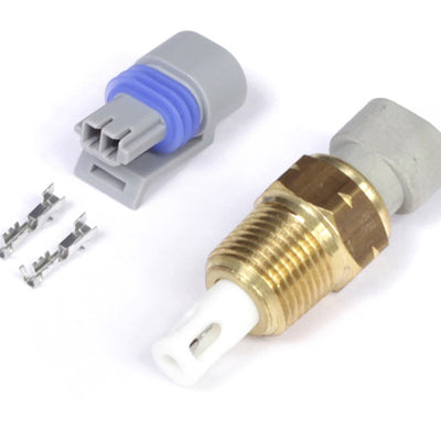 Haltech Air Temp Sensor 3/8 NPT 18 TPI (כולל Delphi Plug &amp; Pins)
