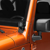 Raxiom 3 אינץ' 8-LED קוביית אור משולבת אלומת אור (אוניברסלי עשויה להידרש התאמה מסוימת)