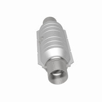 MagnaFlow Conv Univ 2.25 אינץ' מרכז כניסה/יציאה/מרכז עגול 11 אינץ' גוף L x 5.125 אינץ' רוחב x 15 אינץ' כולל L