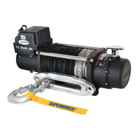 Superwinch 9500 LBS 12V DC 3/8in x 80ft חבל סינתטי Tiger Shark 9500 Winch