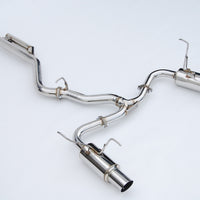 Invidia 2022+ סובארו WRX N1 Twin Outlet Single Layer SS Tip Cat-Back Exhaust