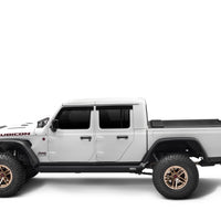 Rugged Ridge 20-22 Jeep Gladiator ללא Trail Rail Sys Armis Tonneau Cover with Max Track - Tex. Blk