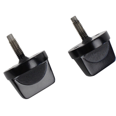 Kentrol 76-95 Jeep CJ/Wrangler YJ זוג ידיות שמשות קדמיות - מעיל אבקה שחור