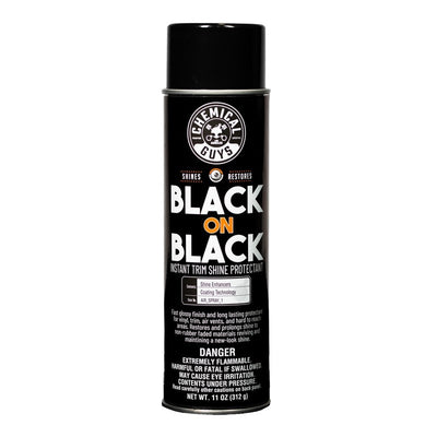 Chemical Guys Black on Black Instant Trim Shine Spray Spray – 11oz