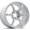 Advan RG-4 18x9 +35 5-114.3 Racing White Metallic & Ring Wheel