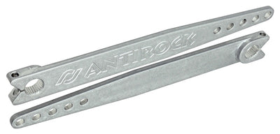 RockJock TJ/LJ Antirock אלומיניום זרועות מוט נדנוד 18 אינץ' זוג קדמי ארוך מעובד