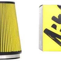 מסנן אוויר אוניברסלי של Airaid - קונוס 6 אינץ' FLG x 7-1/4 אינץ' B x 5 אינץ' T x 9 אינץ' H - Synthamax