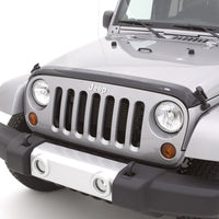 AVS 07-18 Jeep Wrangler Unlimited Aeroskin Low Profile אקריליק מגן מכסה המנוע - עשן