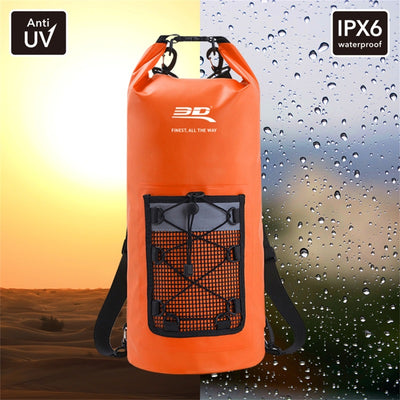 3D MAXpider Roll-Top Dry Bag תיק גב - שחור