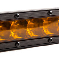 Diode Dynamics 12 In LED Light Bar Single Row Straight - Amber Wide Every Stage Series