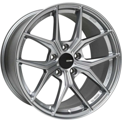 Enkei TSR-X 18x8 45mm Offset 5x100 BP 72.6mm Bore Storm Grey Wheel