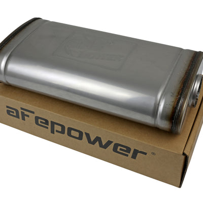 aFe MACH Force XP 304 משתיק קול מפלדת אל חלד 2.5 אינץ' מרכז/אופסט 18 אינץ' L x 9 אינץ' W x 4 אינץ' H