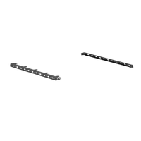 Road Armor TRECK כפולה עליונה 5-1/2-6ft מסילה אביזרים למיטה ו-5-light Mounts - Tex Blk (זוג)