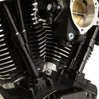 S&S Cycle 99-17 BT דגמי Quickee Pushrods עם כיסויים שחורים מבריק