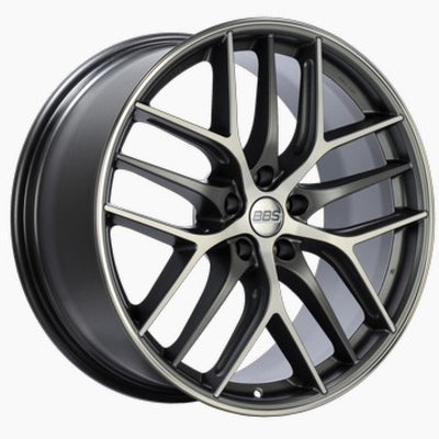 BBS CC-R 20x9.5 5x114.3 ET35 סאטן גרפיט יהלום חיתוך גלגל מלוטש חישוקים גלגל -82mm PFS Req.