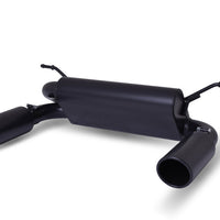 גיבסון 18-22 ג'יפ רנגלר JL Rubicon 3.6L 2.5 אינץ' אגזוז Cat-Back כפול מפוצל - Black Elite (קרמי)