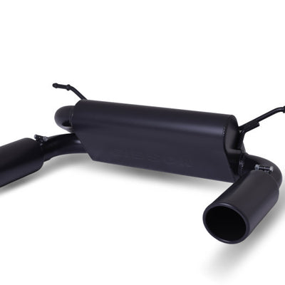 גיבסון 18-22 ג'יפ רנגלר JL Rubicon 3.6L 2.5 אינץ' אגזוז Cat-Back כפול מפוצל - Black Elite (קרמי)