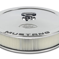 ערכת מנקה אוויר של פורד רייסינג - כרום עם סמל מוסטנג