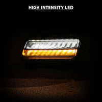 ANZO 18-19 ג'יפ רנגלר JL Halogen Chrome Clear עם אות רציף