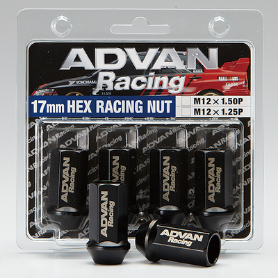 Advan Lug Nut 12X1.5 (שחור) - 4 חבילות