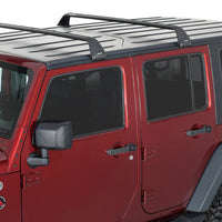 Rhino-Rack 07-22 ג'יפ רנגלר JK/JL 4 דלתות קשיח Vortex SG 2 מדף גג בר - שחור
