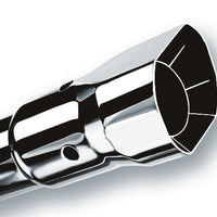 Borla חוד מלוטש אוניברסלי מרובע יחיד חתוך זווית מקורר (כניסה 2 1/2 אינץ'. יציאה 2 1/2 x 2 3/