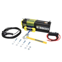 Superwinch 5500 LBS 12V DC 1/4in x 60ft חבל סינטטי S5500 כננת