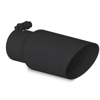 MBRP חוד אוניברסלי 4 אינץ' OD 3 אינץ כניסת 10 אינץ' אורך כפול קיר זווית קצה שחור