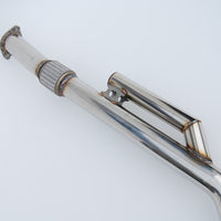 Invidia 2022+ סובארו WRX N1 Twin Outlet Single Layer Tip Cat-Back Exhaust