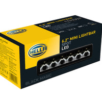 Hella Universal Black Magic 6 LED Mini Light Bar - Spot Beam