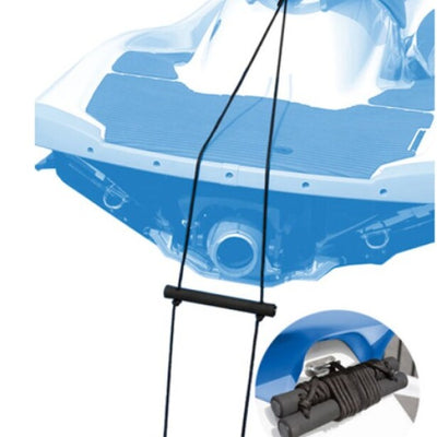 סולם סירת חבל קשיח דו-שלבי