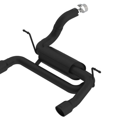 Borla 18-19 Jeep Wrangler JL/JLU 2.0L 4Cyl 2DR/4DR Axle Back Exhaust ATAK with 2.5in Tips - Black