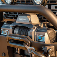 Superwinch 10000 LBS 12V DC 3/8in x 80ft חבל סינטטי SX 10000 כננת