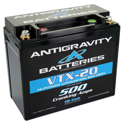 Anti-gravity מתח מיוחד YTX12 מארז 16V ליתיום סוללת - מסוף שלילי בצד ימין