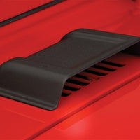 Bushwacker 98-18 Jeep Wrangler Trail Armor Hood Scoop (Tpo מרקם) - שחור
