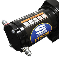 Superwinch 2000 LBS 12V DC 5/32in x 49ft חבל פלדה LT2000 כננת