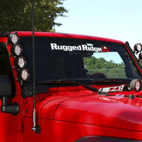 Rugged Ridge 07-18 ג'יפ רנגלר JK Elite Fast Track שמשה קדמית מתלה בר אור ללא מוט צולב