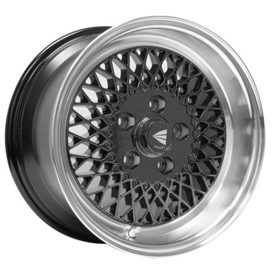 Enkei92 Classic Line 15x7 38 מ"מ אופסט 5x114.3 דפוס בורג שחור גלגל שחור