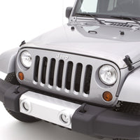 AVS 07-18 Jeep Wrangler Unlimited Aeroskin Low Profile Shield - Chrome