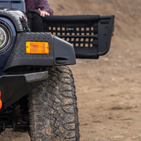 השתוללות 1997-2006 ג'יפ רנגלר(TJ) דלתות צינור 2 דלתות עם רשת - שחור