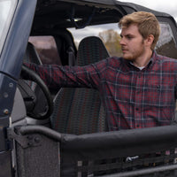 השתוללות 1997-2006 ג'יפ רנגלר(TJ) דלתות צינור 2 דלתות עם רשת - שחור