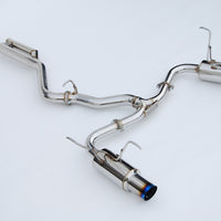 Invidia 2022+ סובארו WRX N1 Twin Outlet Single Layer Tip Cat-Back Exhaust