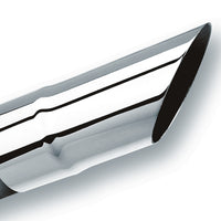 בורלה טיפ אוניברסלי מלוטש חתוך זווית עגול יחיד (כניסה 2 1/4 אינץ'. יציאה 2 1/4 אינץ')