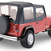 Rampage 1976-1983 Jeep CJ5 קומפלט טופ - ג'ינס שחור