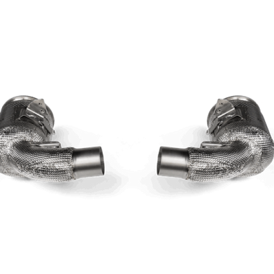 Akrapovic 20-21 Porsche 911 Turbo/Turbo S (992) סט צינורות קישור עם ממיר קטליטי (SS)